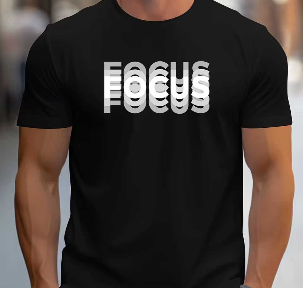Focus Graphic T-Shirt for Men