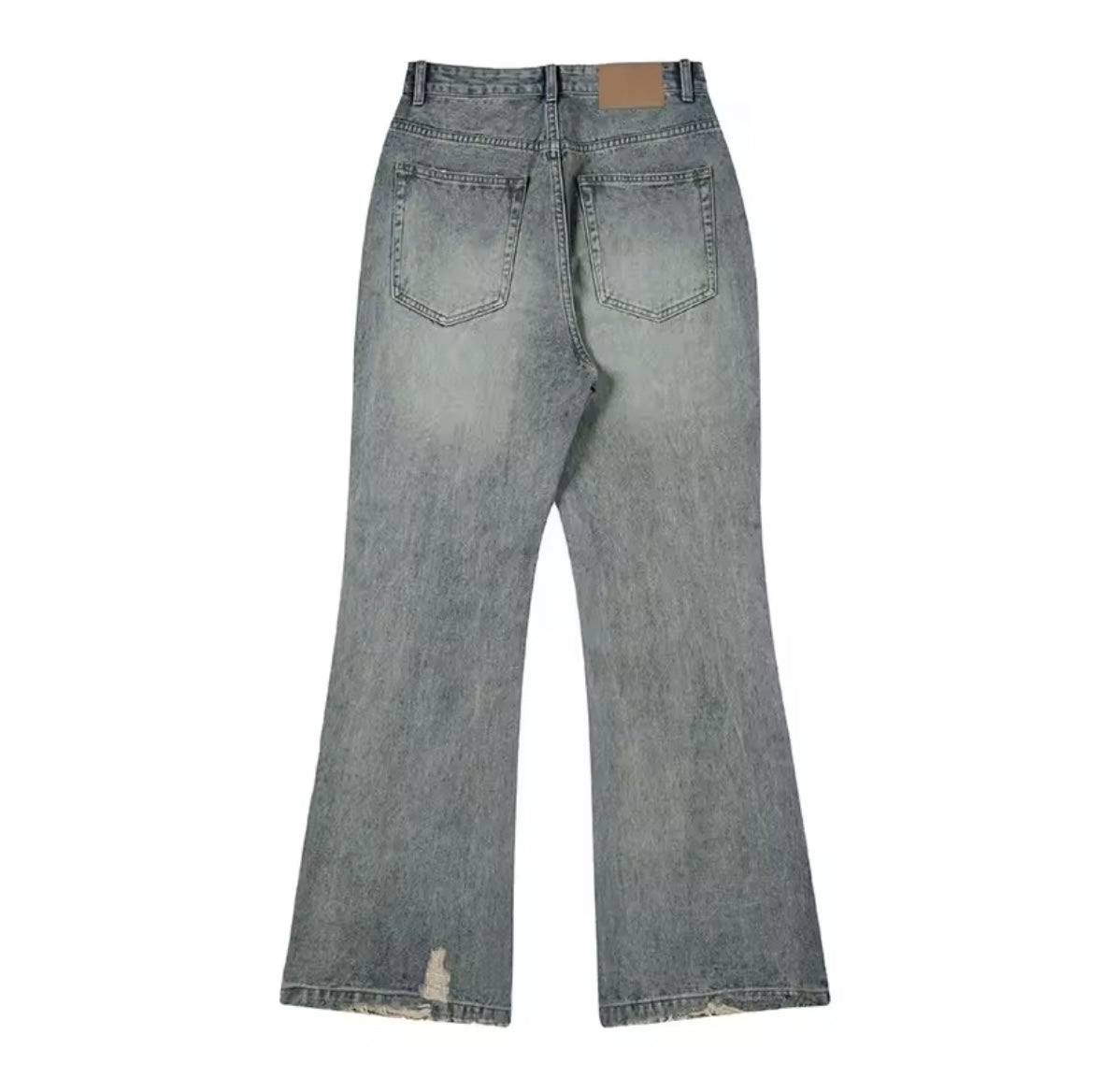 Distressed Flared Jeans