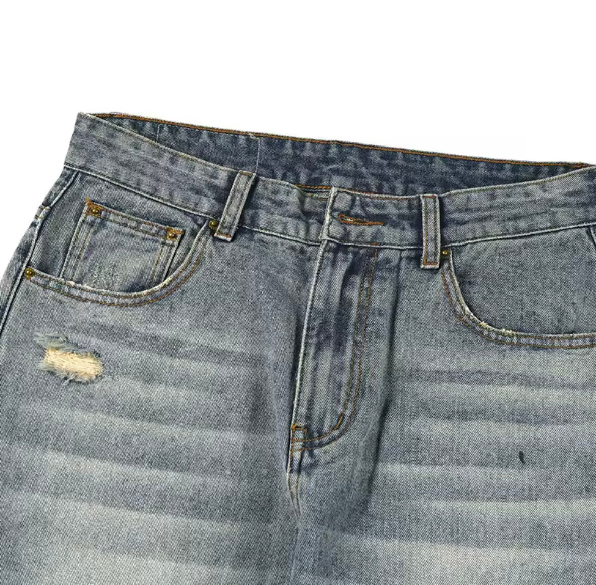 Distressed Flared Jeans