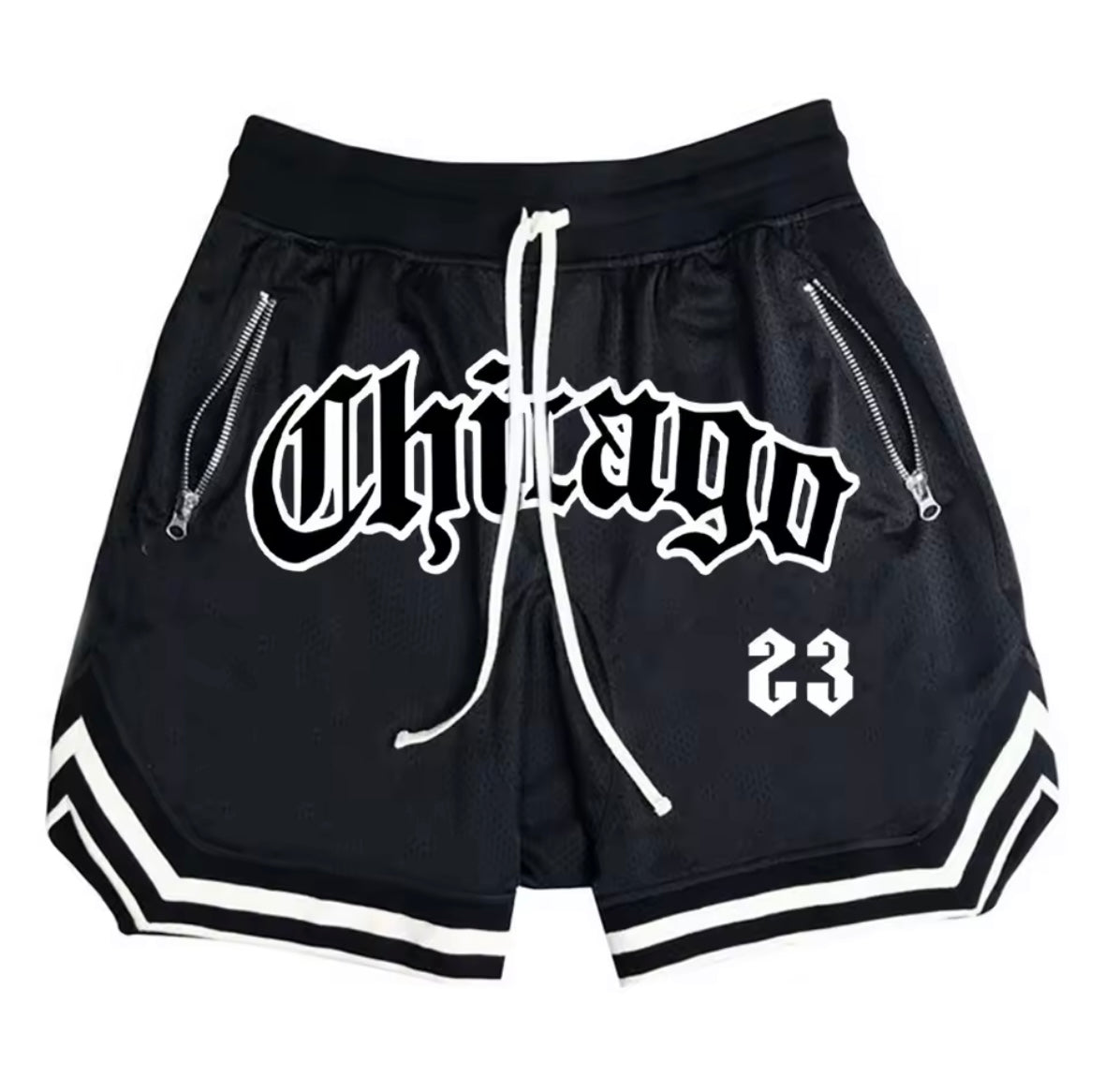 “Chicago 23” Mesh Basketball Shorts