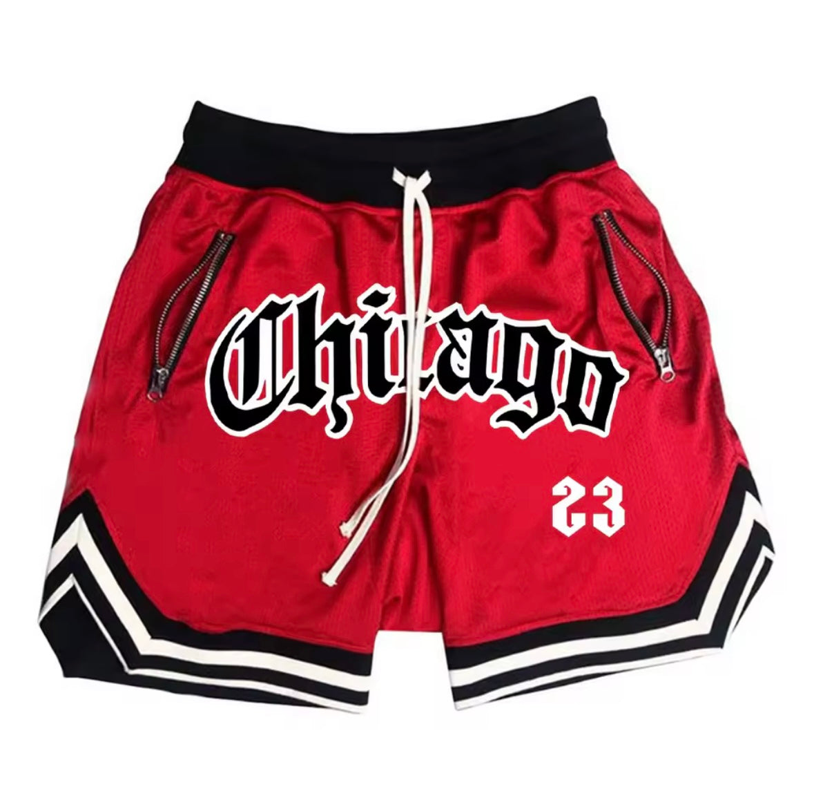 “Chicago 23” Mesh Basketball Shorts
