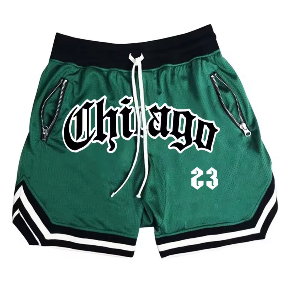 “Chicago 23” Mesh Basketball Shorts